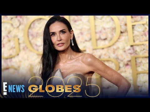 Demi Moore Details Pitfalls of Aging in Hollywood | 2025 Golden Globes | E! News