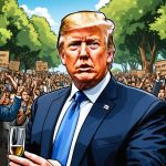 Inside Trump’s $394 Million Crypto Dinner: Protesters Clash With Lavish Supporters Outside His Golf Course
